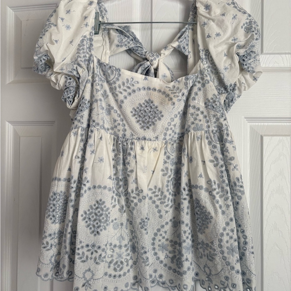 Antonio Melani Babydoll Lace Top